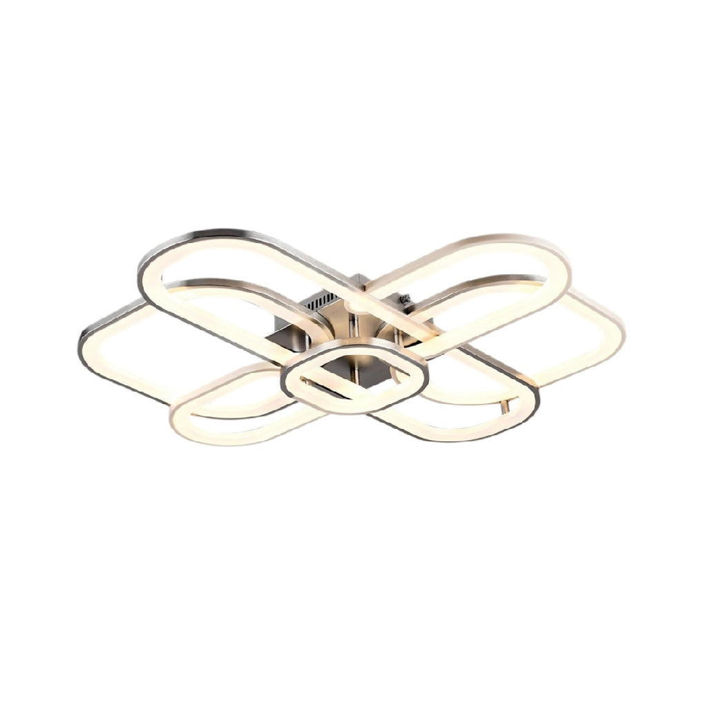 **Moderne Plafondlamp met LED-verlichting en Abstract Ontwerp**