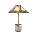 **Technische titel in het Nederlands: Elegante Tiffany-stijl Tafellamp met Retro Ontwerp**