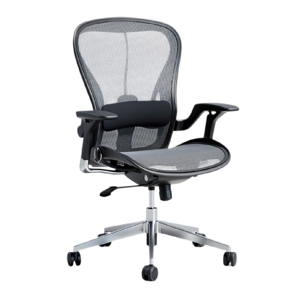 **Ergonomische bureaustoel met ademend gaas en verstelbare functies**